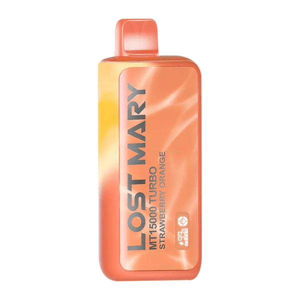 Strawberry Orange Lost Mary MT15000 Turbo - Black Coral